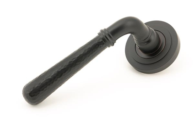 Aged Bronze Hammered Newbury Lever on Rose Set (Unsprung)