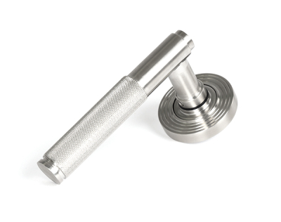 Satin Marine SS (316) Brompton Lever on Rose Set (Unsprung)