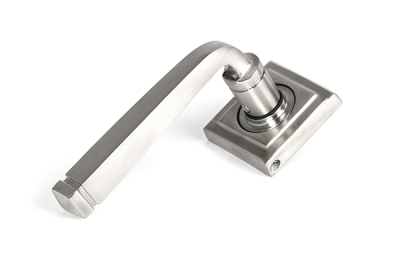 Satin Marine SS (316) Avon Round Lever on Rose Set (Unsprung)