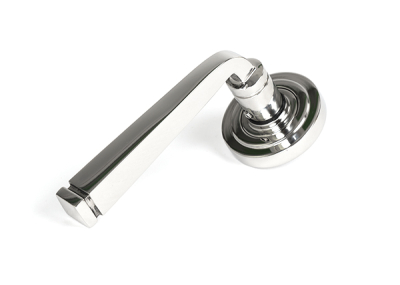 Polished Marine SS (316) Avon Round Lever on Rose Set (Unsprung)