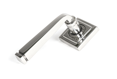 Polished Marine SS (316) Avon Round Lever on Rose Set (Unsprung)