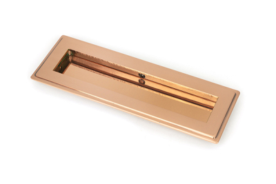 Polished Bronze Art Deco Rectangular Pull