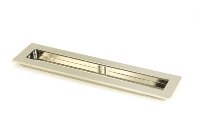 Polished Nickel Plain Rectangular Pull