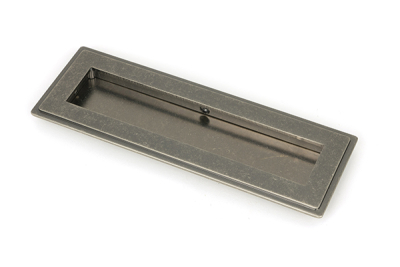 Pewter Patina Art Deco Rectangular Pull