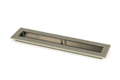 Pewter Patina Plain Rectangular Pull