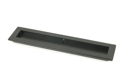 Matt Black Art Deco Rectangular Pull