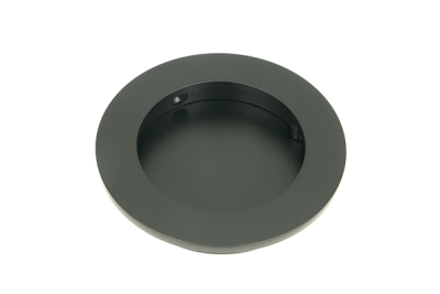 Matt Black Plain Round Pull