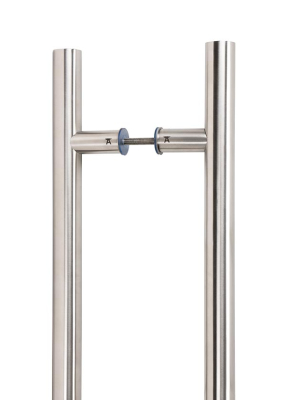 Satin Marine SS (316) T Bar Handle B2B Fix 32mm dia