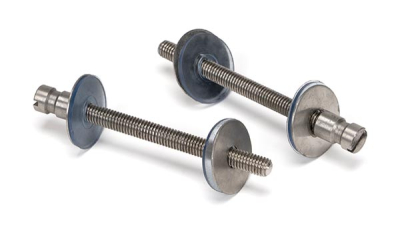 Satin Stainless Steel (304) 100mm Back to Back Fixings for T Bar (2)