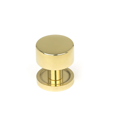Polished Brass 25mm Kelso Cabinet Knob