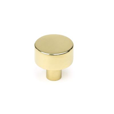 Polished Brass 25mm Kelso Cabinet Knob