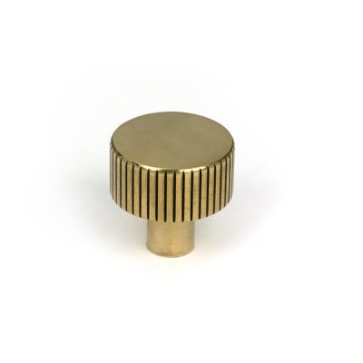 Aged Brass 25mm Judd Cabinet Knob