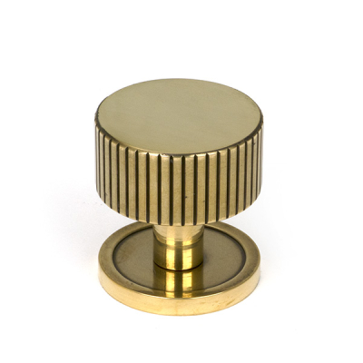 Aged Brass 32mm Judd Cabinet Knob