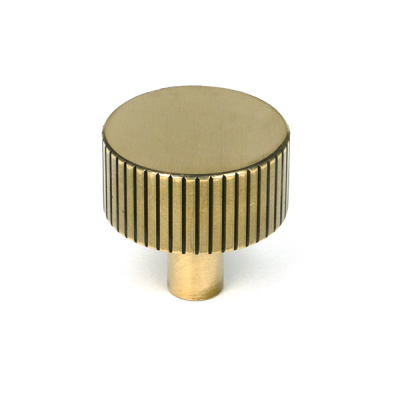 Aged Brass 32mm Judd Cabinet Knob