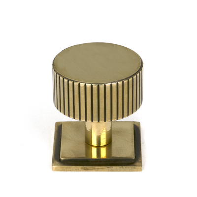 Aged Brass 32mm Judd Cabinet Knob
