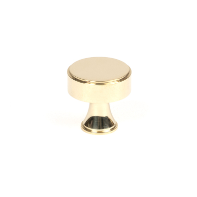 Polished Brass Scully Cabinet Knob