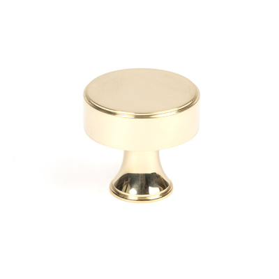 Polished Brass Scully Cabinet Knob