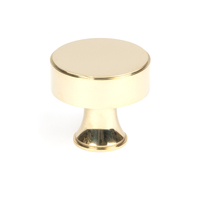 Polished Brass Scully Cabinet Knob