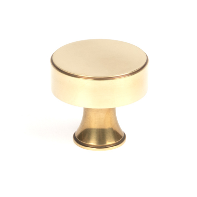 Aged Brass Scully Cabinet Knob