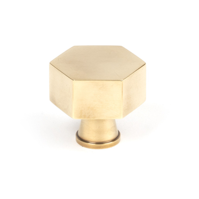 Aged Brass Kahlo Cabinet Knob