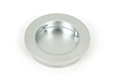 Satin Chrome Plain Round Pull