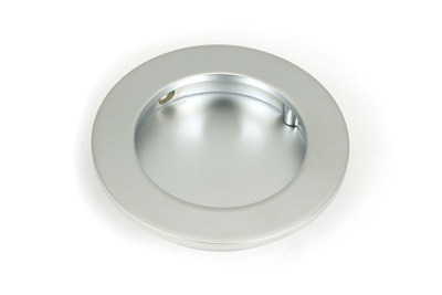 Satin Chrome Plain Round Pull