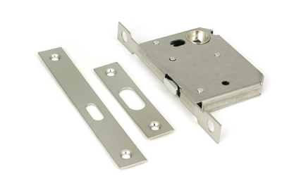 Polished Nickel Sliding Door Lock