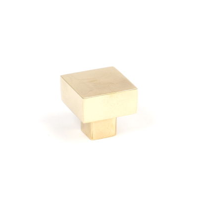 Aged Brass Albers Cabinet Knob