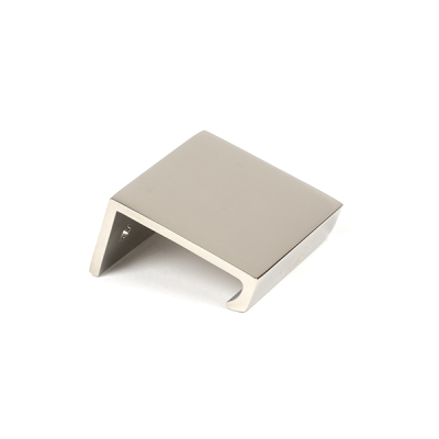 Polished Nickel Plain Edge Pull