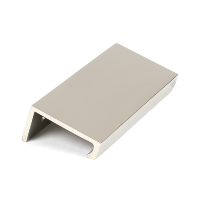 Polished Nickel Plain Edge Pull