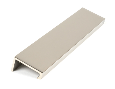 Polished Nickel Plain Edge Pull