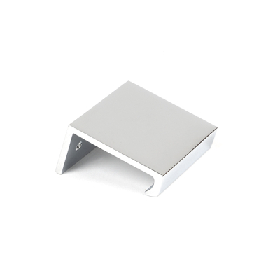 Polished Chrome Plain Edge Pull