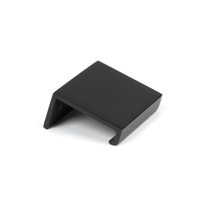 Matt Black Plain Edge Pull