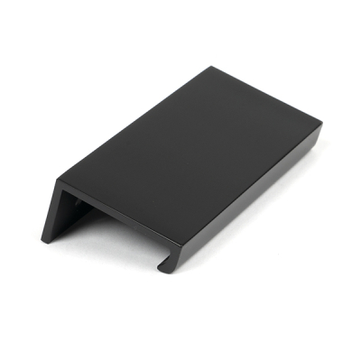 Matt Black Plain Edge Pull