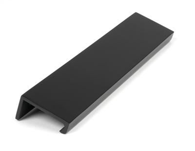 Matt Black Plain Edge Pull