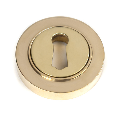 Polished Brass Round Escutcheon