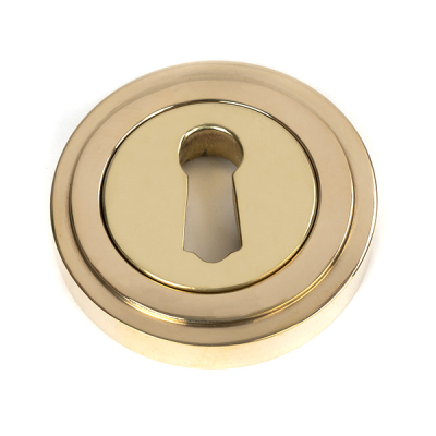 Polished Brass Round Escutcheon