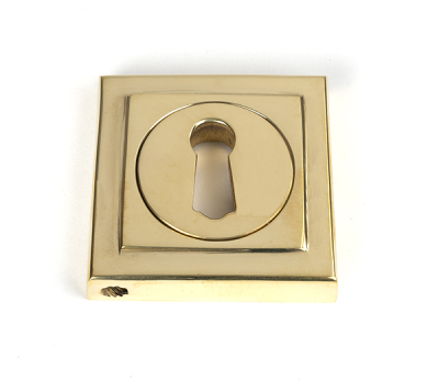Polished Brass Round Escutcheon