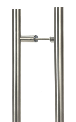 Satin Marine SS (316) Offset T Bar Handle B2B 32mm dia
