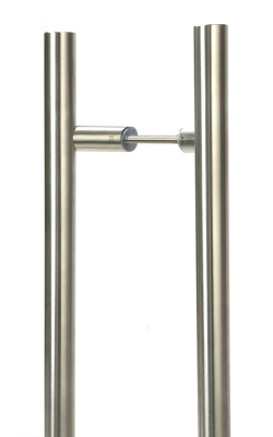 Satin Marine SS (316) Offset T Bar Handle B2B 32mm dia