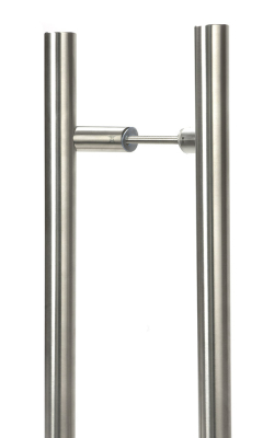 Satin Marine SS (316) Offset T Bar Handle B2B 32mm dia