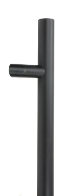Matt Black Offset T Bar Handle Bolt Fix 32mm dia