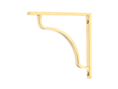 Polished Brass Abingdon Shelf Bracket