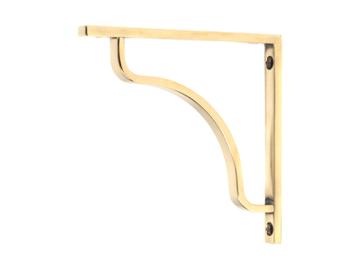 Aged Brass Abingdon Shelf Bracket