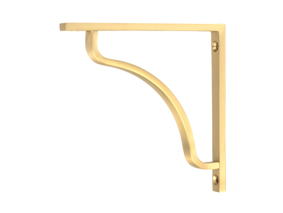 Satin Brass Abingdon Shelf Bracket