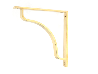 Polished Brass Abingdon Shelf Bracket