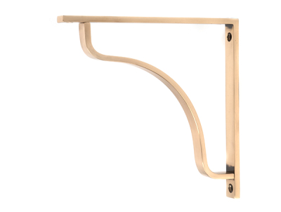 Polished Bronze Abingdon Shelf Bracket