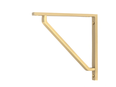 Satin Brass Barton Shelf Bracket
