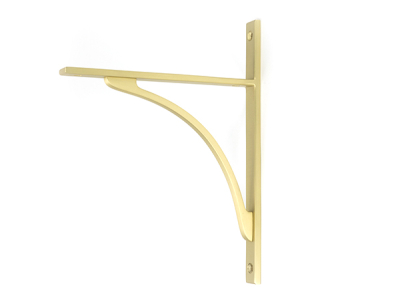 Satin Brass Apperley Shelf Bracket