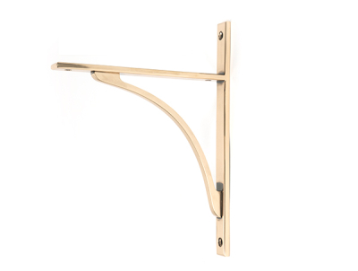 Polished Bronze Apperley Shelf Bracket